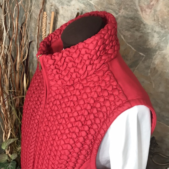 Susan graver 🌹 stunning raspberry rust Red vest - Picture 10 of 13